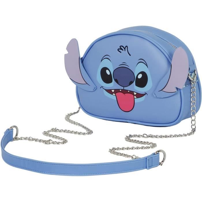 Stitch Disney - Sac en coton, grand sac à bandoulière, 54x40x17 cm