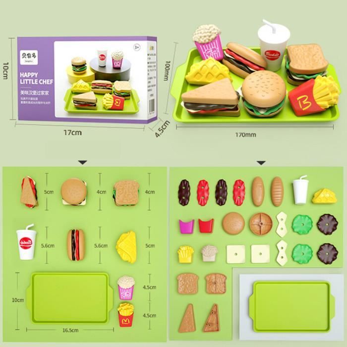 Dinette Plateau d'Aliments pour Enfants Montessori Robincool Eco