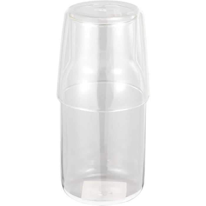 Carafe à Eau De Chevet De 500 Ml Et Ensemble En Verre, Conteneurs à Jus