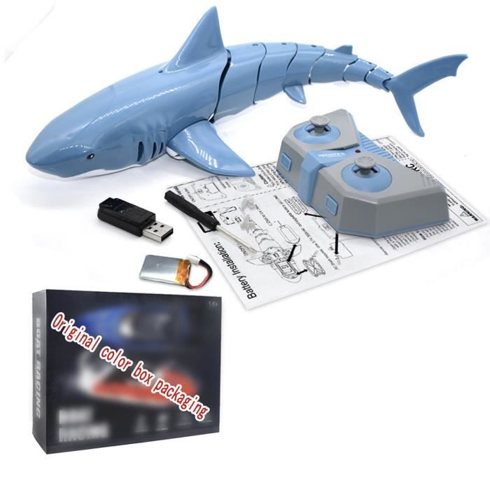 Requin 1 - Robot requin t?�l?�command?� pour enfants, jouets animaux RC, pour gar?�ons adultes 