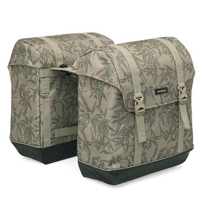 Sacoche De Porte-bagages TentHome – Toile Rétro, Double Poche 36L, Vert Armé Ou Kaki, Pour Vélo Et Moto