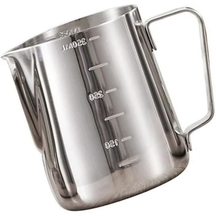 Pichets à Mousser En Inox - Lot De 3, Capacité 60 Ml, Pour Lait Café Et Cappuccino