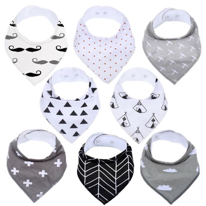 Bavoirs Bebe Bandana Lot De 8 Triangle Salive Etanche Bavoirs Pour Bebes Et Tout Petits Gris Achat Vente Bavoir Cdiscount Bavoirs Bebe Bandana Lot De 8 Triangle Salive Etanche Bavoirs Pour Bebes Et Tout Petits Gris Achat Vente Bavoir Cdiscount
