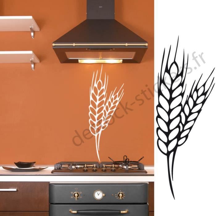 Stickers Epis De Ble Deco Cuisine Boulangerie Cdiscount Maison