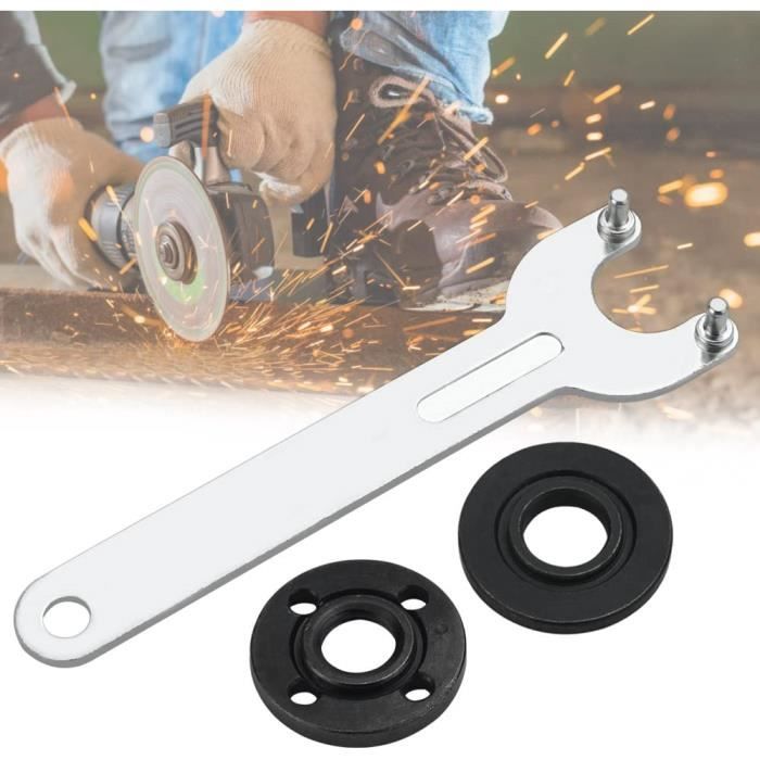 QUARKZMAN Clé à Ergot Réglable Pour Meuleuse D'Angle - Outil Robuste En Acier Pour Écrou De Verrouillage 3,5 Mm