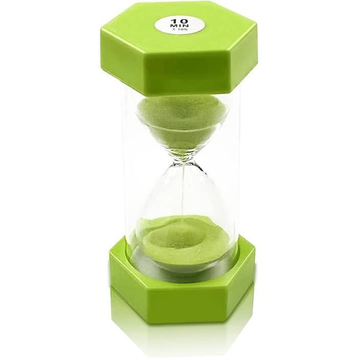 Sablier Minuteur 20 Minutes Vert - Outil Visuel Pour Enfants, Gestion Du Temps Pour Cuisine, Salle De Classe Ou Jeux