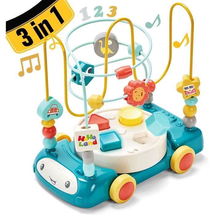 CubicFun Jouet pour Enfant 1 an Circuit de Motricit?� pour B?�b?� 12 Mois Voiture Labyrinthe de 