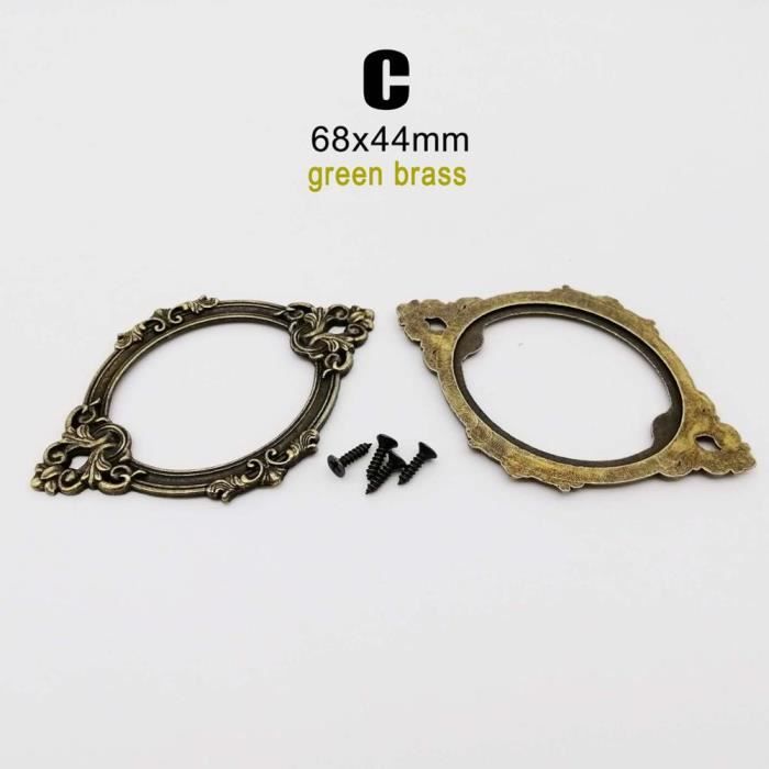 30 Pièces Cadre Étiquette De Nom, Porte Etiquette Metal, Bronze Rétro