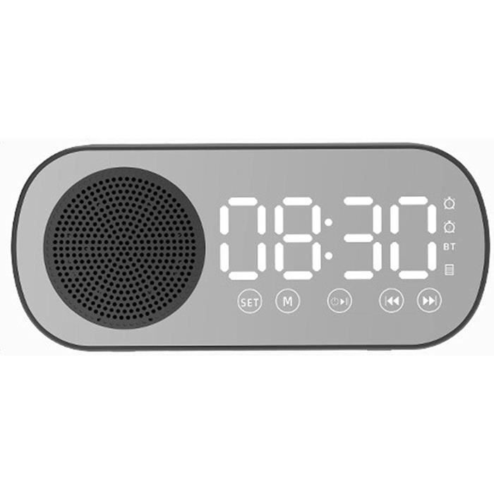 Sonew Radio-réveil Haut-parleur Bluetooth Bluetooth Réveil Haut-Parleur