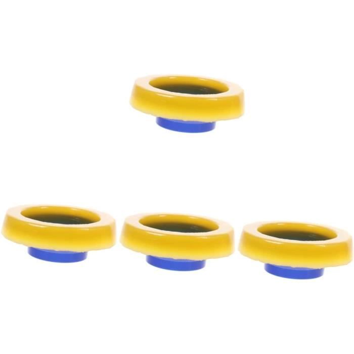 4 Pièces Joint Cire Toilette pour Anneau Universel Salle De Bain Bol Épais Joint en Caoutchouc