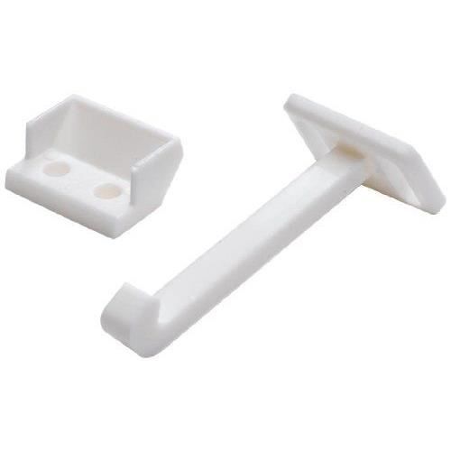 Sécurité Enfants Tiroirs à Coller - Lot De 2 En Blanc | Sans Perçage, 3 Boutons-Poussoirs, Idéal Pour Commodes Et Placards Jusqu'à 25 Mm