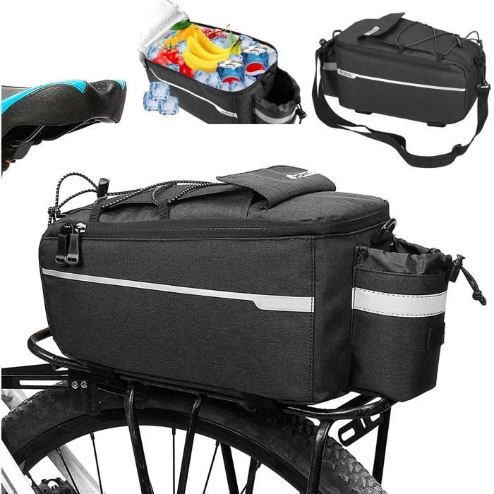 Double sacoche de vélo Selle Sac Porte-bagages résistant aux intempéries Sac De Transport Sac