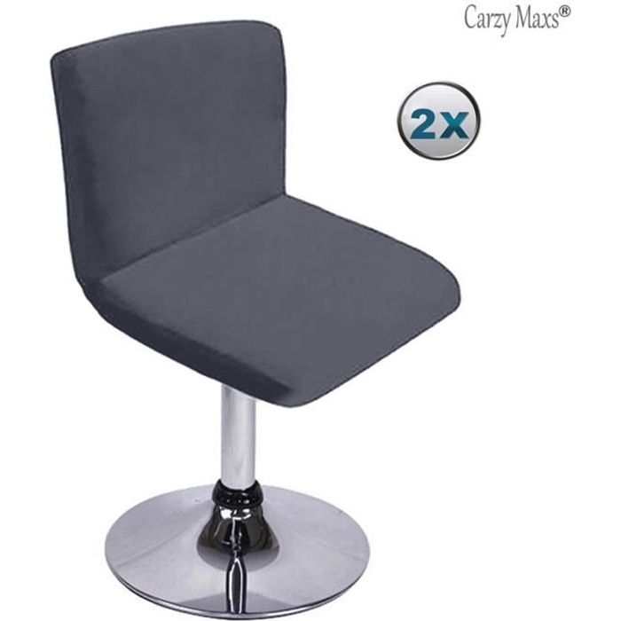 Housse Tabouret De Bar Lot De 1/2/4 - Extensible Incurvée, Polyester/Élasthanne, Multi-Usages