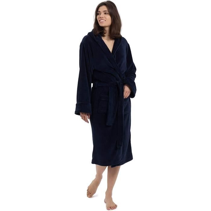 robe de chambre microfibre