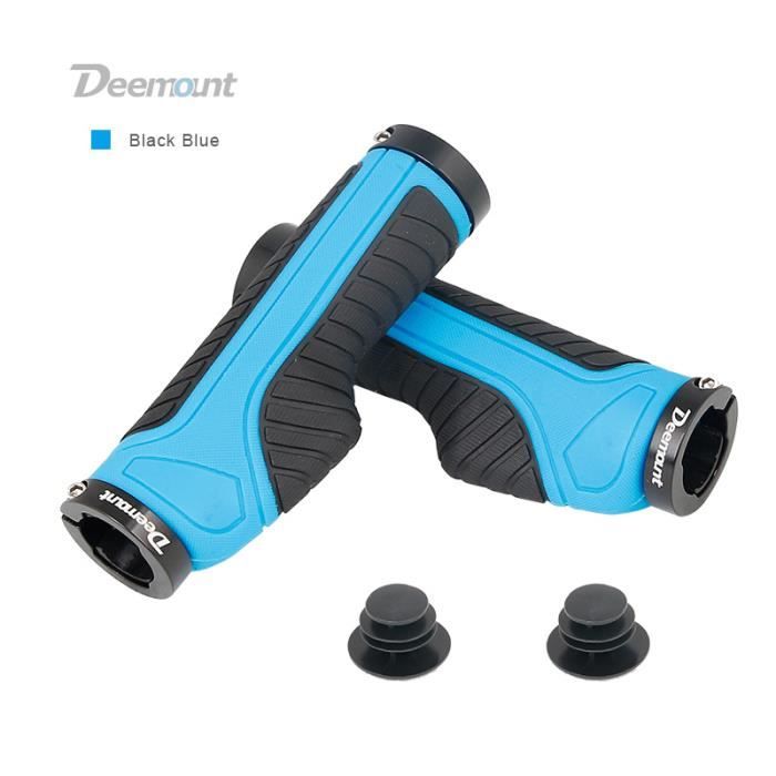 Poignées de guidon de vélo ergonomiques avec verrouillage des