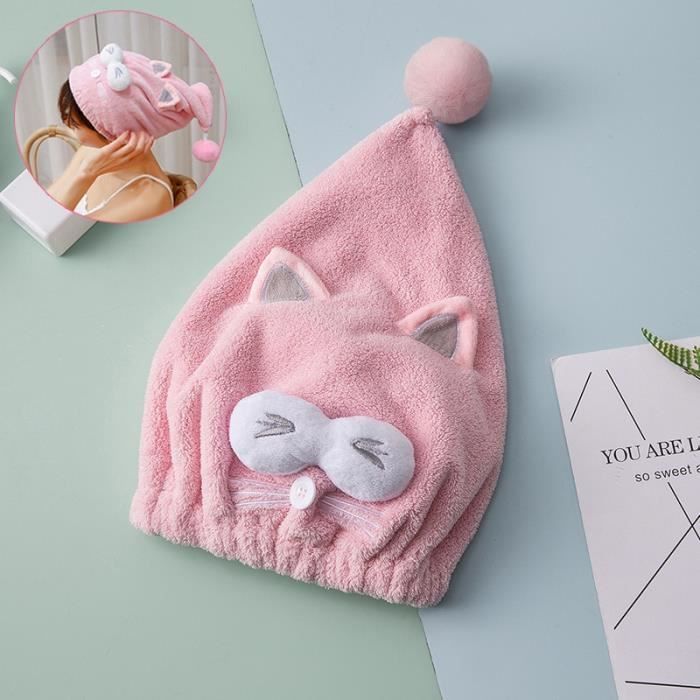Jupe Serviette De Bain Microfibre Lapin - Peignoir Absorbant Avec Boutons 135x80cm Rose Pourpre
