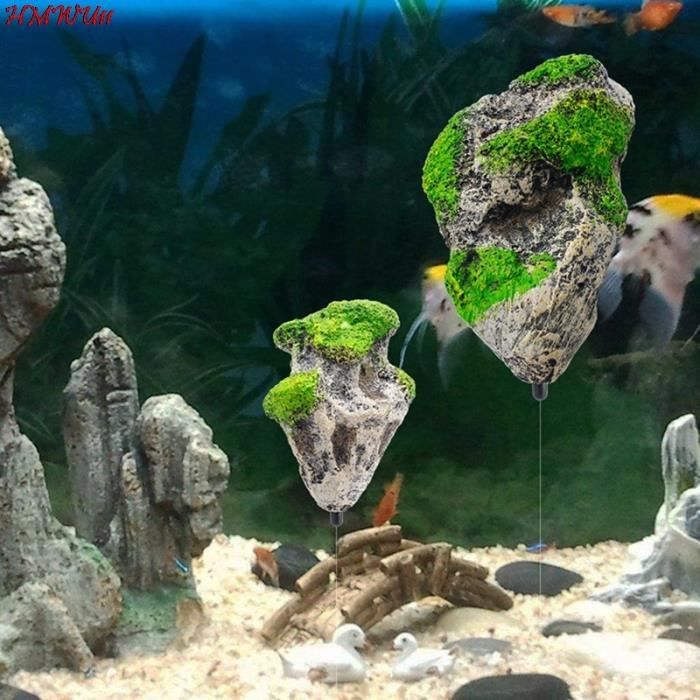 Décoration - aquarium,Roche flottante créative en pierre artificielle  suspendue, décoration d'aquarium, - Type 14.3x8.7cm (LxW) - Cdiscount  Animalerie