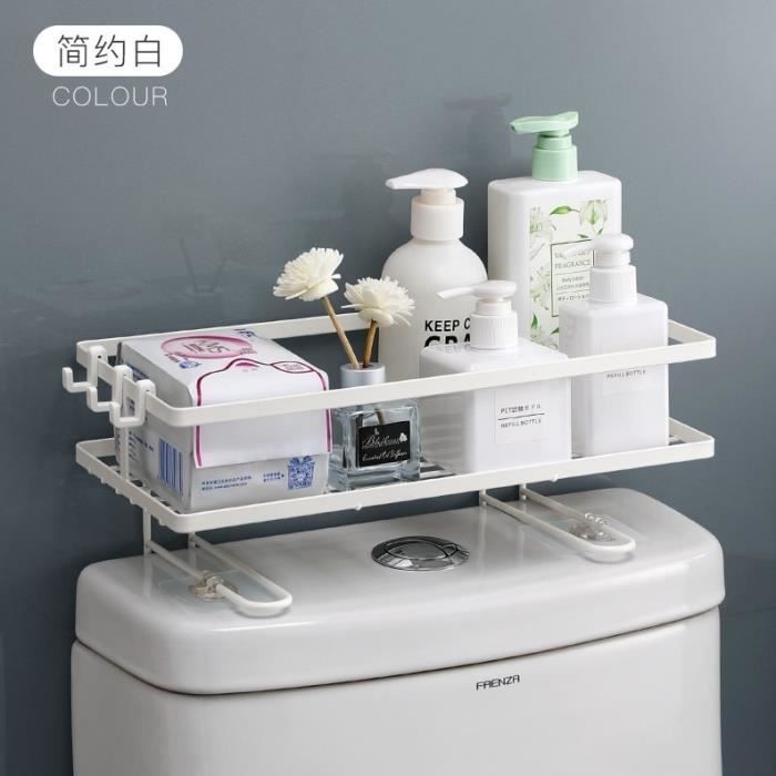Étagère De Salle De Bain Résistante à L’eau – Acier Inoxydable Noir – Fixation Adhésive Ou Vis – Capacité 20 Kg