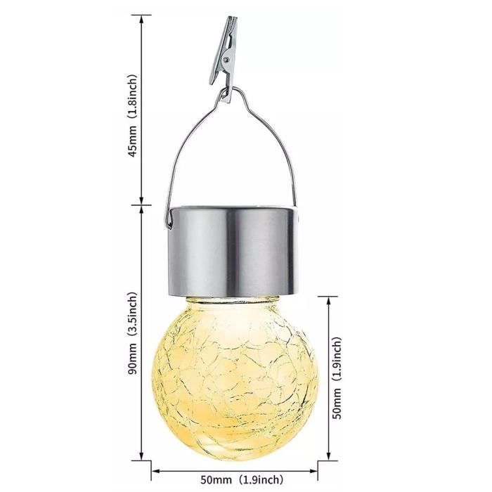 Lot De 2 Lampes Led Solaires à Planter - Anti-moustique - Noir