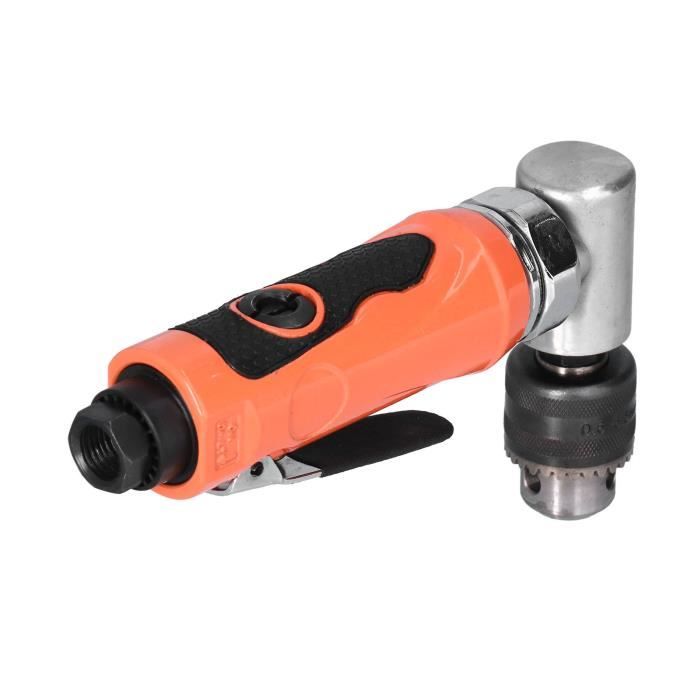 Perceuse Angulaire Pneumatique Backbayia - Coudée 90°, 1800 Tr/min - Pour Espaces Confinés, 10mm