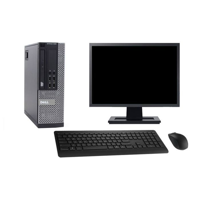 PC Dell 9020 SFF Ecran 19 Intel i5-4570 RAM 16Go Disque 500Go Windows 10 Wifi