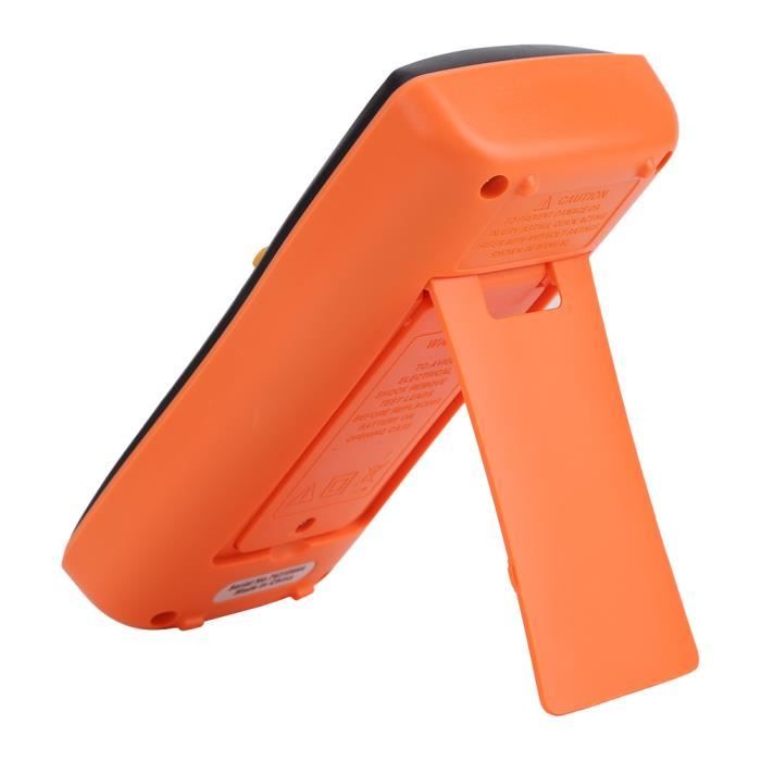 Neoteck True RMS Multimètre Numérique Bouton Design 9999 Comptes Avec Bargraph Analogique NCV AC Tension Amperemetre Voltmetre Resistance Capacitance Temperature Capacitance Fil Sous Tension Testeur