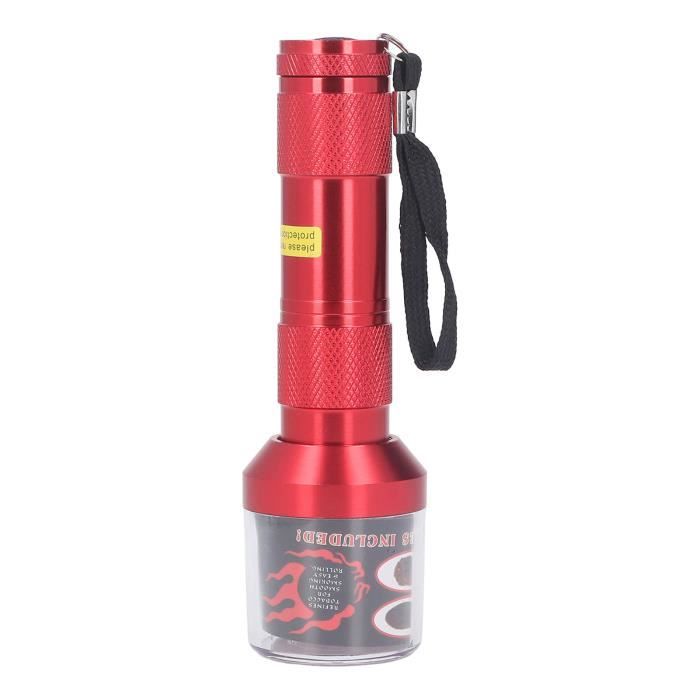 Fydun Lampe de poche Lampe torche rechargeable étanche en alliage d'aluminium NK 100-240V EU