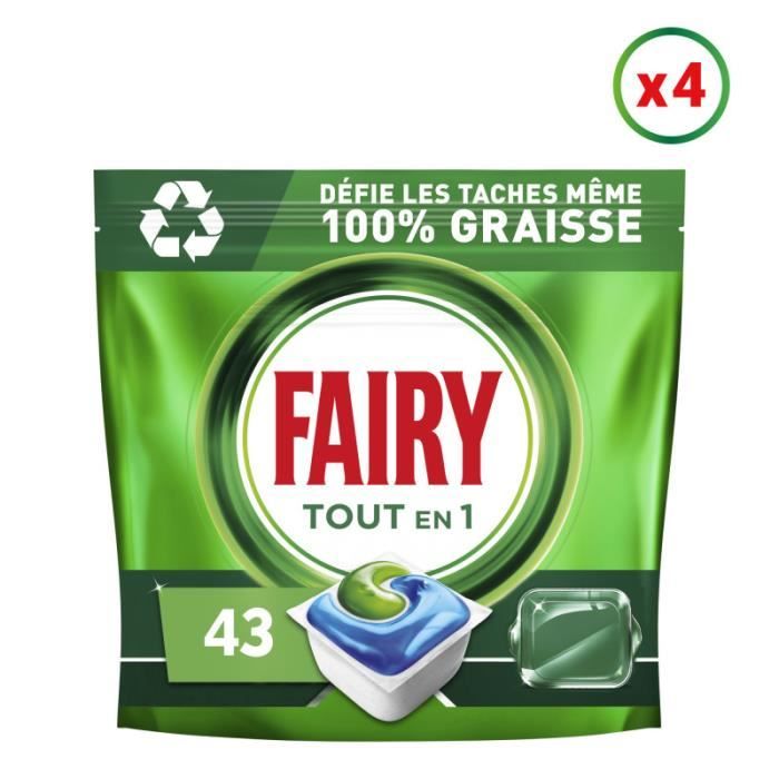 42 Tablettes pour Lave-vaisselle Platinum Citron Fairy
