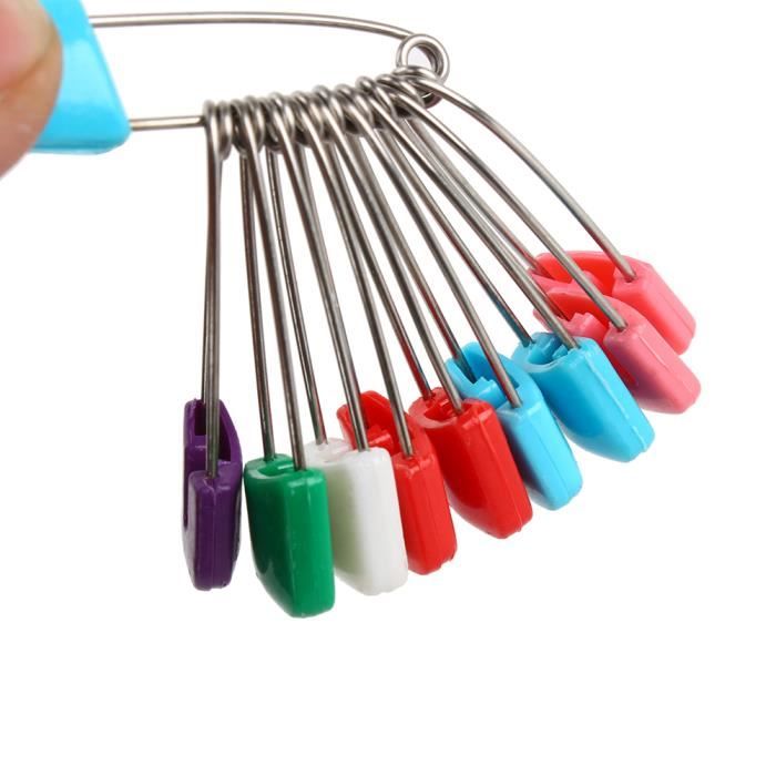 Pins Langes Colorés Épingles De Sûreté Bébé TININNA - 100 Pièces
