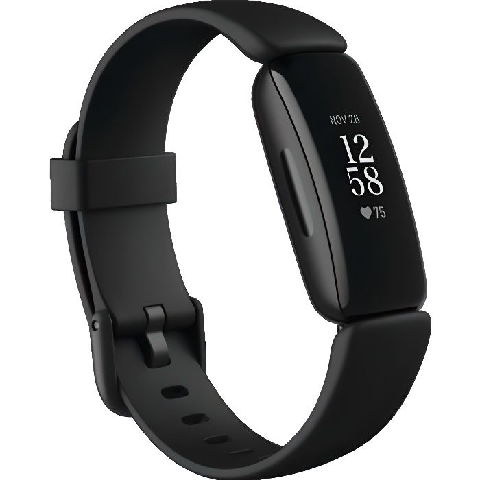 FITBIT Inspire 2 - Bracelet connecté - Autonomie 10 jours -Noir