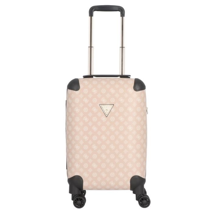 Guess Wilder Travel 4 roulettes Trolley de cabine 46 cm light rose logo ...