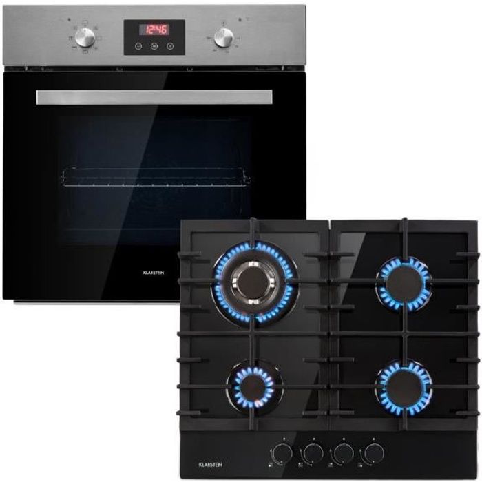 KLARSTEIN Four -  Gusteau Ignito Set + plaque de cuisson c&eacute;ramique