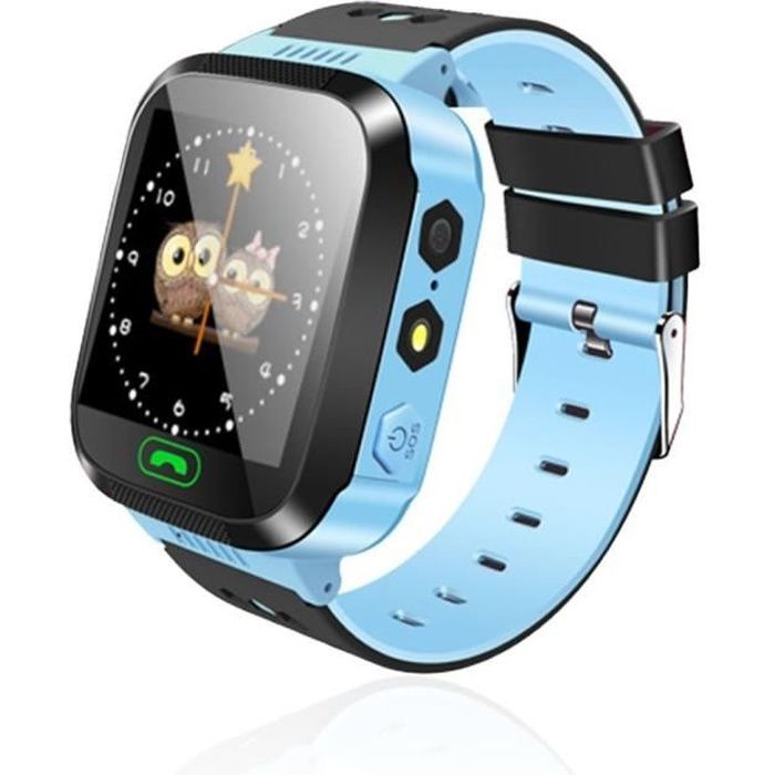 Smart Watch Enfants Montre Bracelet Ecran Tactile Anti Perdu Smartwatch Bebe Montre Avec Camera A Distance SIM Appels Cadeau BLEU Cdiscount Telephonie