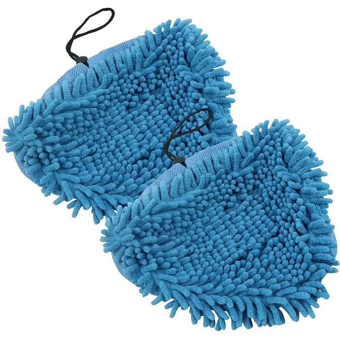 Lot De 5 Housses Microfibre Lavables Pour Nettoyeur Vapeur - Compatible SC2 SC3 SC4 SC5, élastique, Réutilisables - 5