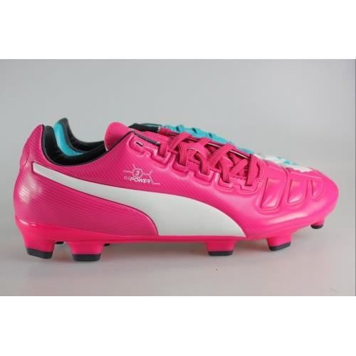 crampon puma rose et bleu pas cher