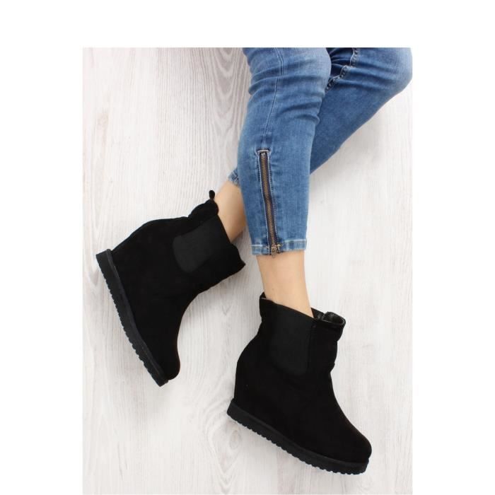 Bottes cothurnes model 65785 Inello Noir - Cdiscount