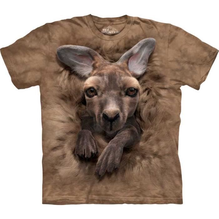 Bebe Kangourou T Shirt Enfant The Mountain Marron Cdiscount Pret A Porter