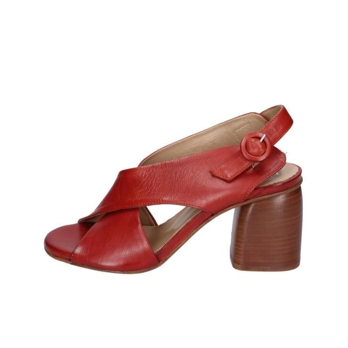 UMBERTO LUCIANI Sandales Femme Bordeaux Cuir BC685 Bordeaux Cdiscount Chaussures