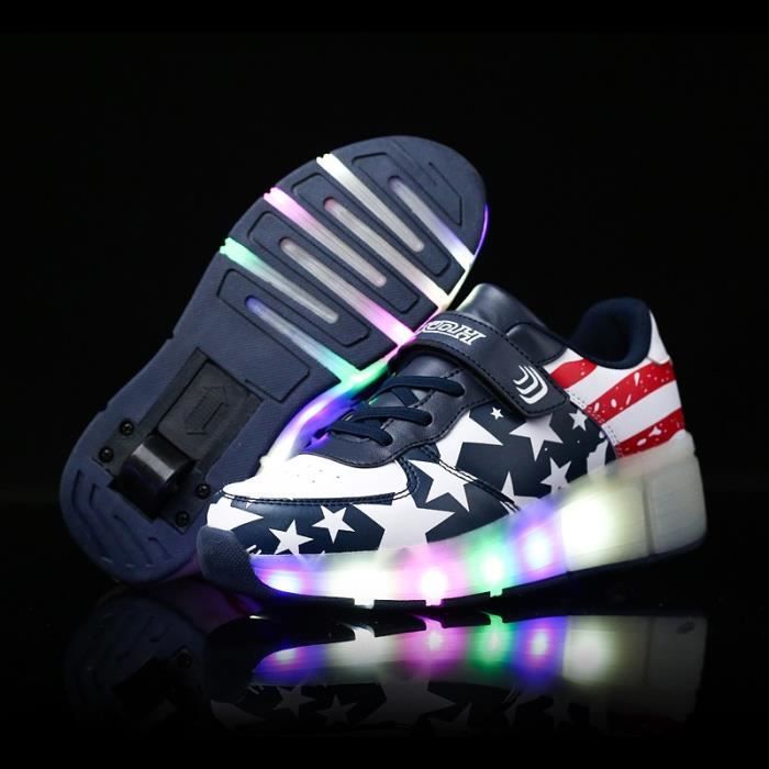 chaussure clignotant fille