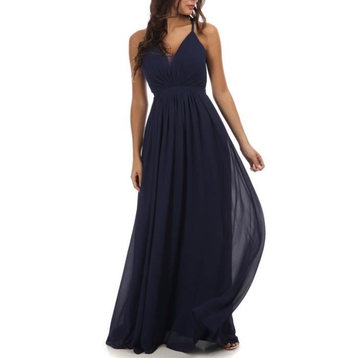 robe longue femme dos nu
