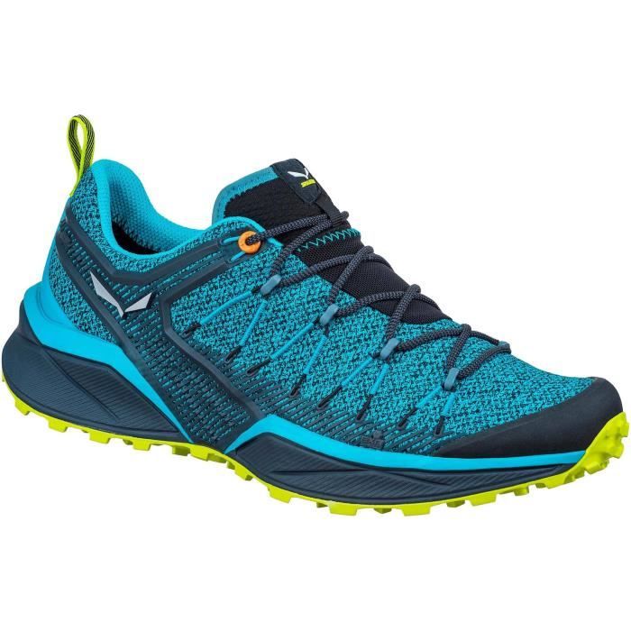 chaussures de trail running salewa dropline hommes - bleu - alpinisme - régulier