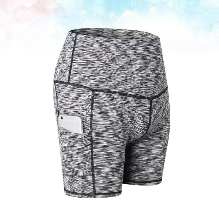 Short Homme Sport Short Compression Homme Shengwan - Séchage Rapide, Poches Smartphone, Pour Running Et Sport Short Sport Homme