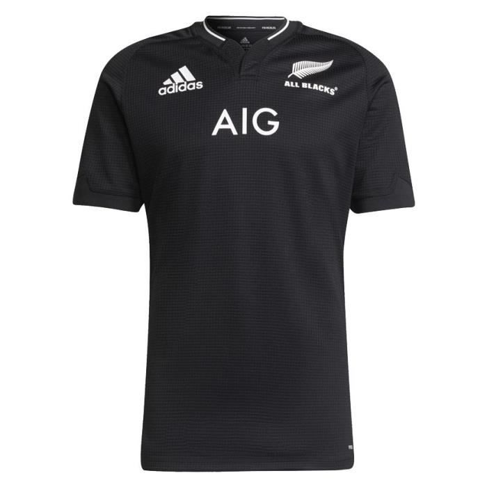 Maillot Rugby ALL BLACKS Domicile 2021 2022 Noir Cdiscount Sport