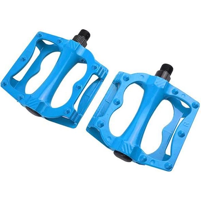 Pedale vtt bleu outlet
