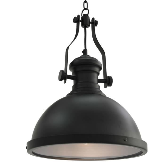 Plafonnier Led Salle De Bains Cuisine Salon Noir Rond E27 Achat