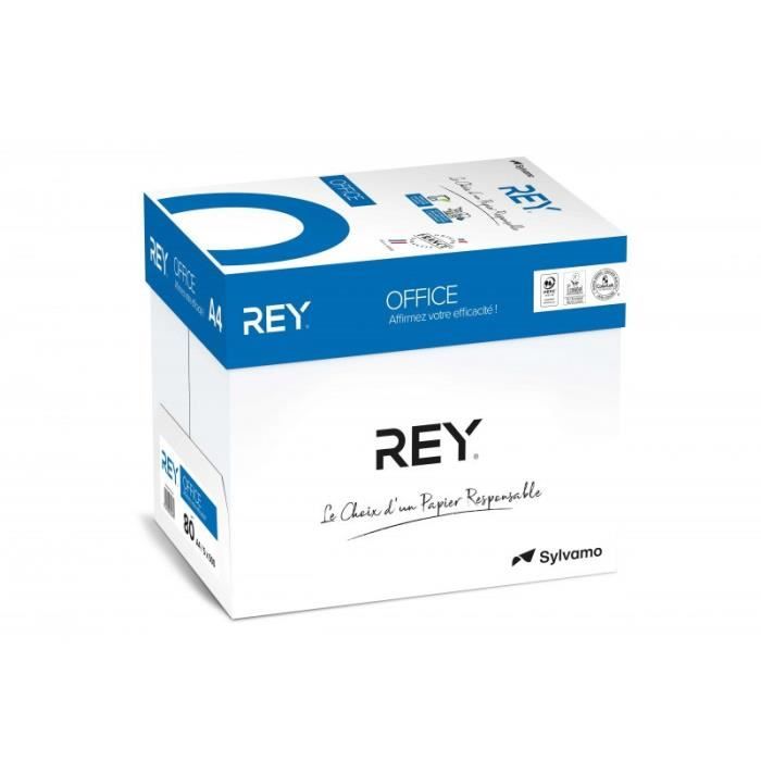 Papier Multifonction REY Text & Graphics 100g - Blanc Éclatant - A4 500 Feuilles - FSC