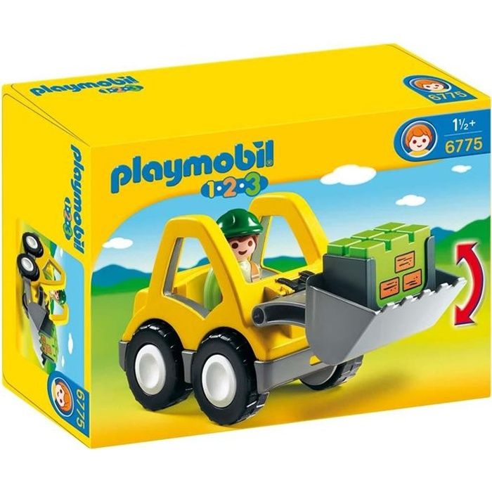 playmobil 123 camion poubelle