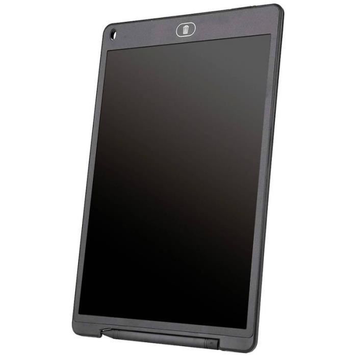 Platinet PWT12B Tablette Graphique et d`écriture LCD 12«  fonction tapis de souris Couleur Noir – 44777