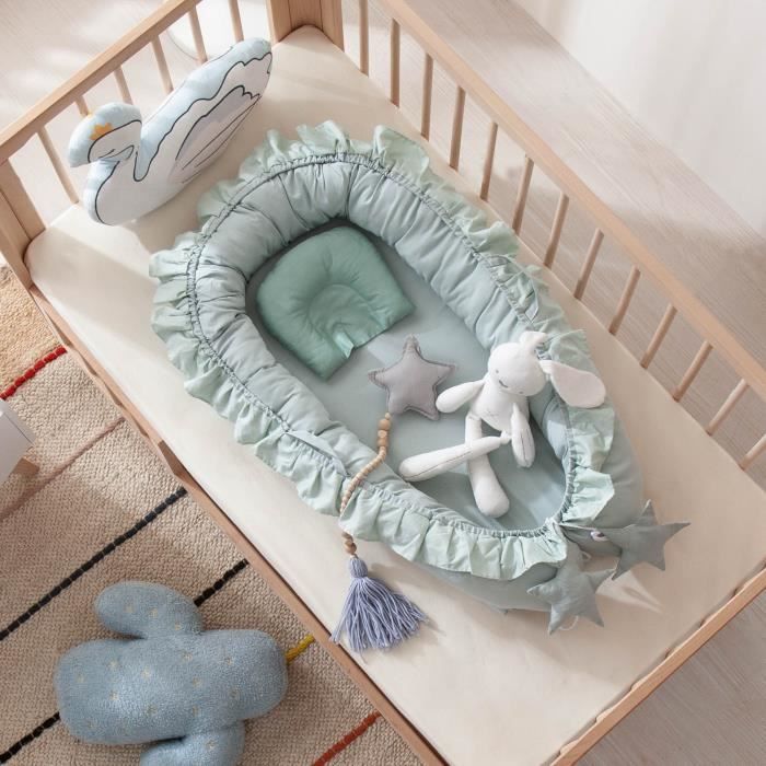 Rumocovo Reducteur De Lit Bebebaby Nest Cocon Pour Bebe Nourrisson 100 Coton Portable Nid De Bebe Fille Garcon Style324 Cdiscount Puericulture Eveil Bebe