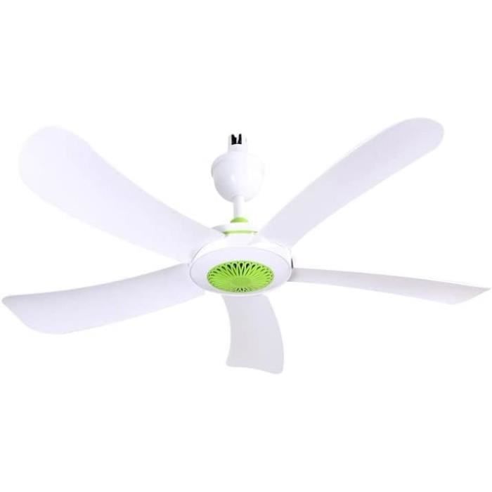 Ventilateur De Plafond Orbegozo CFC 49120 - Diamètre 120 Cm, 3 Pales, 5 Vitesses, Silencieux - Puissance 60W, Couleur Chrome/gris - 10
